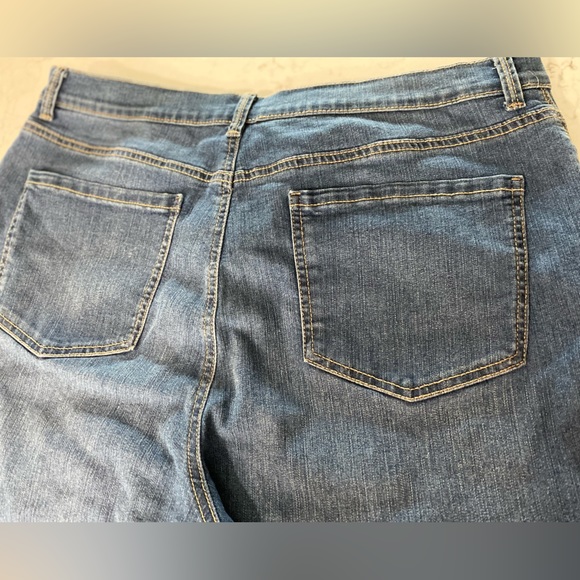 Gloria Vanderbild All-Around Slimming Effect Women Size 20 Blue Cropped Jeans - Picture 8 of 8